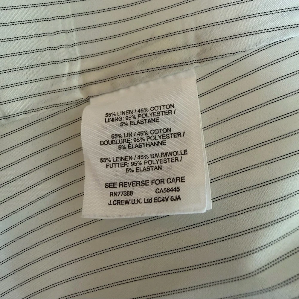 J. Crew Linen Blend Regent Blazer - NSF